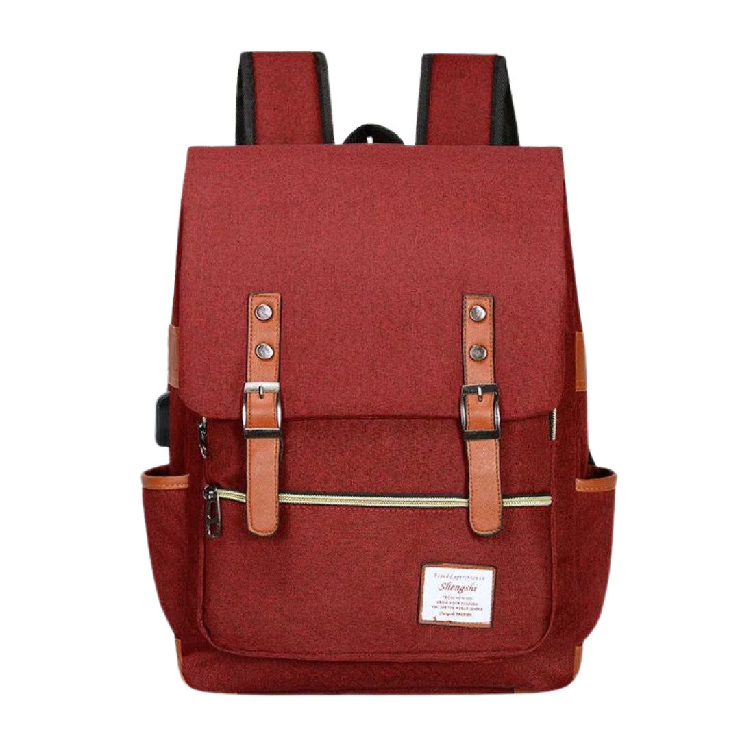 Mochila Vintage Retro Escolar Ejecutiva Para Hombre Y Mujer